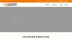 Desktop Screenshot of coloradobarricade.com
