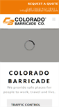 Mobile Screenshot of coloradobarricade.com